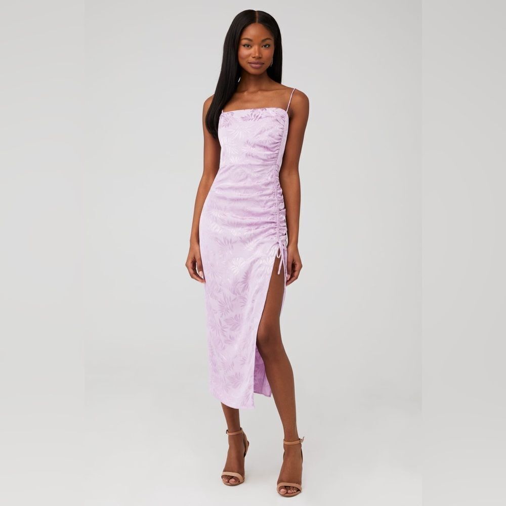 SAYLOR Women's Gardenia Midi Dress in Amethyst Size Small - Picture 2 of 10